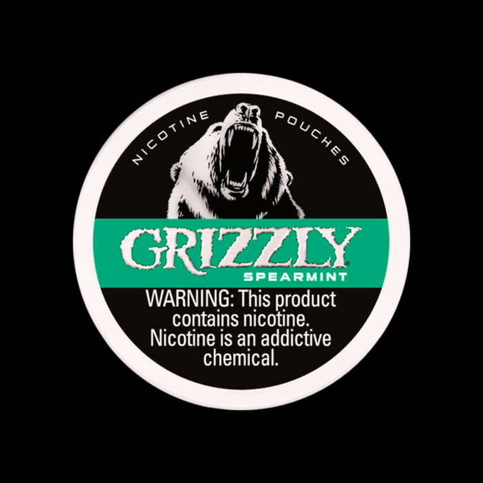 GRIZZLY Spearmint Pouches-7MG